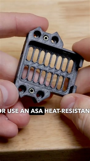 PLA Plus can't handle FPV transmitter heat #fpv #drone #fail