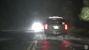 6.5K views · 19 reactions | Raw footage of chasing #Hurricane #Debby at night as the eye wall approached. The storm surge nearly overtook us, with rapid changes happening in an instant. You can go from a few inches of water on the road to several feet deep within seconds. Never underestimate storm surge. #FLwx | Chicago & Midwest Storm Chasers | Facebook