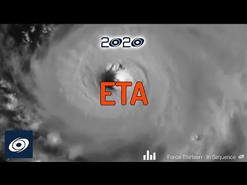 The Track of Hurricane Eta (2020)