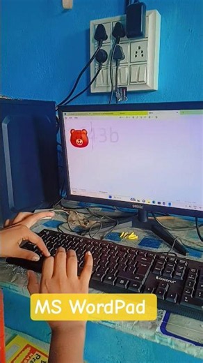 computer training centre MS wordpad Ninja trick #smtech #computertechnic