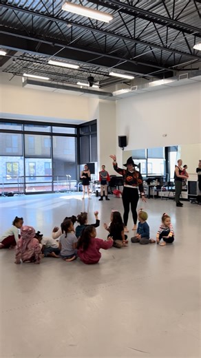 Happy Halloween from CB! 🦇🎃👻🧛🧟‍♂️ This week, we welcomed our young friends from Warren Village Learning Center as they surprised our Studio Company dancers during class to share some special Halloween moves. For over 15 years, Colorado Ballet has partnered with @warren_village to provide free creative movement classes to children ages 3-5, so more kids can experience the magic of movement. 🍭🔮🧚🍬 Led by E&CE Associate Director Cassie Wilson and Senior Teaching Artist Krista Brown. Percuss