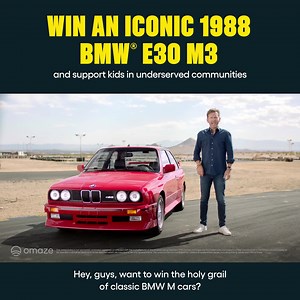 812 reactions · 62 shares | You could win a cult classic 1988 BMW E30 M3 with only 27,000 miles on it! Enter now. | Omaze | Facebook