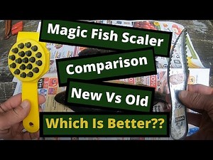 How To Scale A Fish With A Magic Fish Scaler! Comparison: New Vs. Old! Which Is Better??