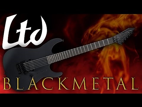 ESP LTD BLACK METAL Unboxing and review
