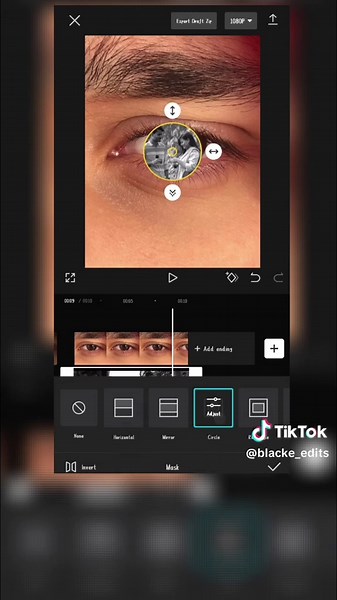 Eye Masking Tutorial in CapCut