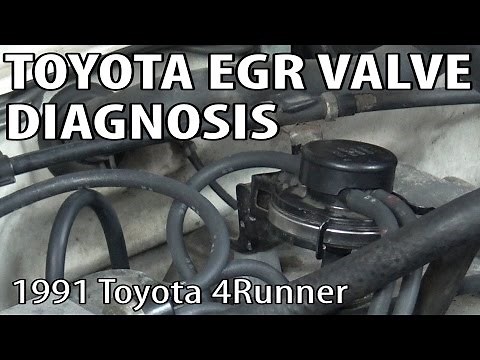 DIY Toyota EGR Valve Diagnostics - Back Pressure Modulated
