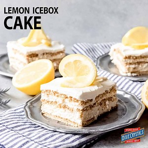 1.1K reactions · 1K shares | Looking for a no-bake dessert recipe for this summer?Lemon Icebox Cake is an yummy recipe that's just about as easy as it gets. Bright, cool, crisp, and refreshing - icebox cakes prove that sometimes the best recipes are the most simple. Recipe: https://www.dixiecrystals.com/recipes/lemon-icebox-cake | Dixie Crystals | Facebook