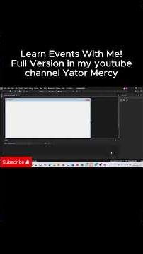 Visual Basic Events Explained | Windows Forms (.NET) Tutorial for Beginners