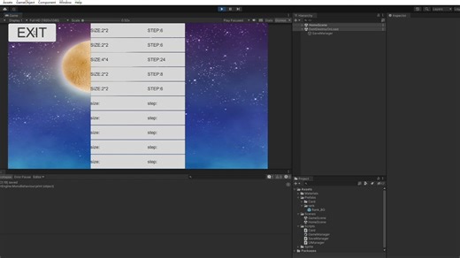 unity自适应记忆卡牌demo