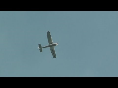 単発プロペラ機の飛行音 セスナ172P