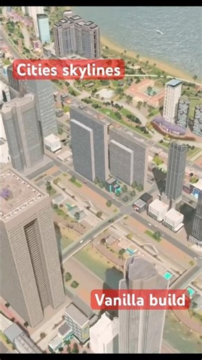 Financial district. Cities Skylines remastered!