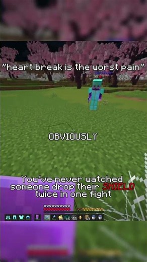 the worst pain in minecraft... #minecraft #fyp #gaming #sad #pvp #relatable #trending #viral #shorts