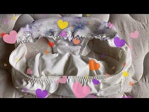 白レースの妻下着🥰 my sweet wifes' panty shorts. undies.