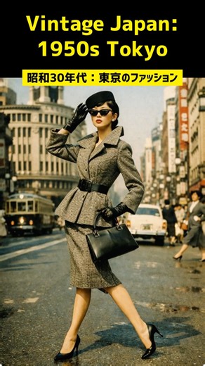 Japan's Golden Age: 1950s Tokyo Fashion / 昭和30年代のファッション