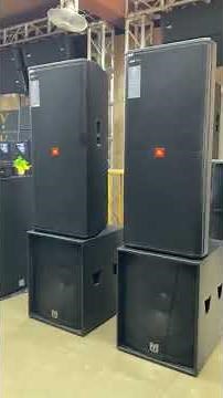 JBL SRX -725 & Martin s-18 testing