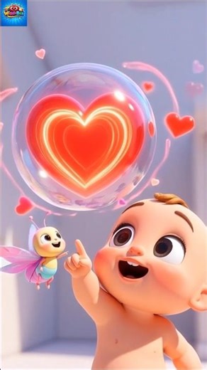 Magic Color Bubbles Song | Learn Red Blue Yellow | Baby Learning Rhyme #nurseryrhyme #babysong