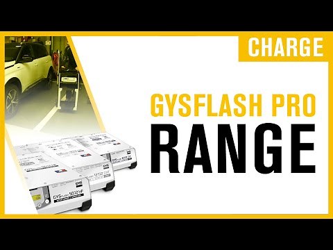 Discover the GYSFLASH PRO range : high-tech battery support units / chargers