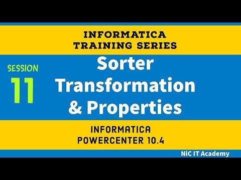 Session #11 Sorter Transformation in Informatica | Informatica Tutorial for beginners