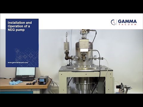 Installation and Operation of a GAMMA NEG pump