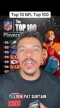 Top 10 NFL Top 100 🔥 #nfl