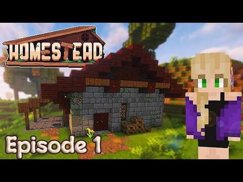 HOMESTEAD - Episode 1: A brand new start 🍄 (1.20.1 Modded Minecraft)