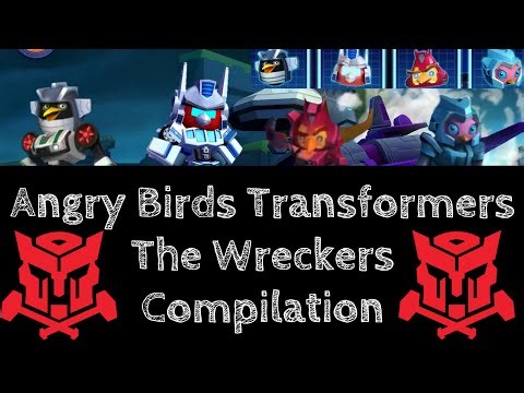 🦝Angry Birds Transformers compilation-(The Wreckers)🦝
