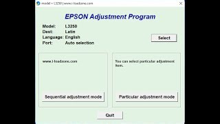 How To Reset Epson L3250 Using Resetter Adjustment Program Mp3 & Mp4 Download