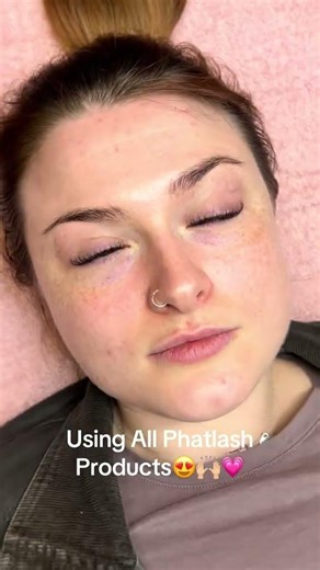 Using all Phatlash products🙌🏼💗
