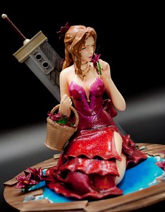 Aerith -FAN ART- Custom Orders - Sizes-multiple Options-custom Hand Painting-3d KIT Print on Demand - Etsy