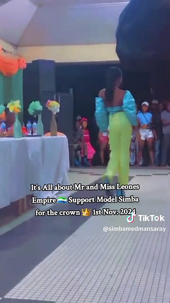 Support Model Simba for Mr and Miss Leones Empire Crown