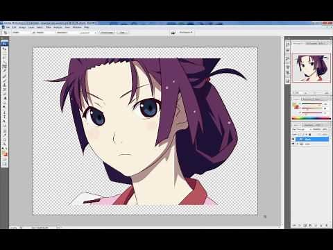 How to vector anime with Illustrator CS3 (5 of 5)