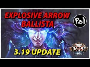 Explosive Arrow Ballista Elementalist - A Safe Leaguestarter Updated for 3.19 | Path of Exile