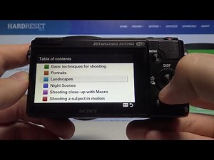 How to Open User Tips on SONY Alpha A5000 - How to Shoot Bette...