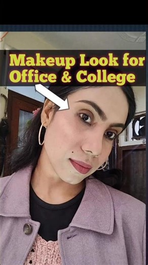 Simple Eye Makeup Look for Office & College#makeup #viral #makeuptutorial #shorts