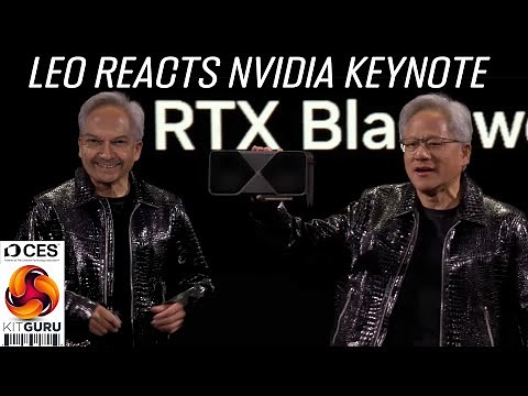 Leo reacts to Nvidia keynote - Jensen Huang CES 2025