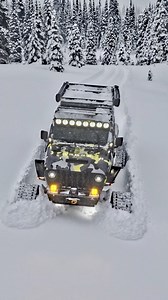 Hemi Gladiator on Tracks n a snow storm! 😍 #automotive #mechanics #snow #adventuretravel #explore | The Story Till Now
