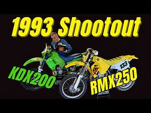 1993 KDX200 vs RMX250 Shootout – Which Old-School 2-Stroke Wins? 🏆
