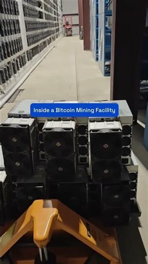 Inside a #bitcoin mining facility