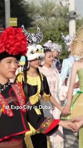 Grand Spring Festival parade lights up Dubai's Expo City