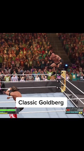 Classic Goldberg Creator in WWE 2K22 Gameplay