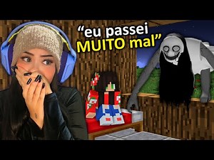 O MONSTRO CONSEGUIU INVADIR A MINHA CASA ÁS 3:00 NO MINECRAFT