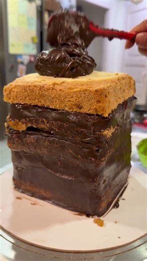 Elegant White Rustic Cake with Edible Black Isomalt Flower