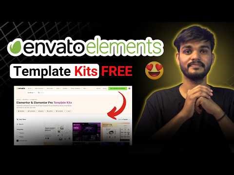New Way To Import Envato Template Kits into WordPress Elementor ~ 🔥 New Method | 😊 Free Elements