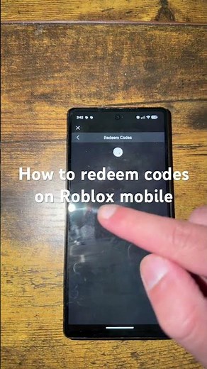 How to redeem codes on Roblox mobile