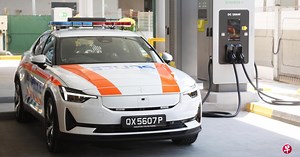 S'pore traffic police acquires 19 Polestar 2 electric vehicles as highway patrol cars