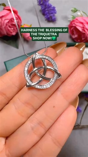 1.2K views · 41 reactions | The Timeless Triquetra Pendant is more...