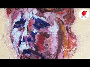 Acrylic Portrait Painting Demo Step by Step, Part 1