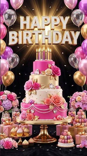 🎉 Happy Birthday Song 2026 💫 LIGHTS, CAKE & BIRTHDAY MAGIC | 4K Music Video
