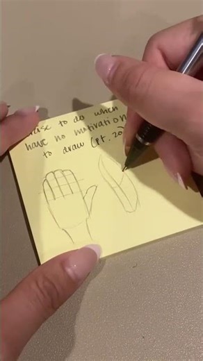 Easy way to draw hands #shorts