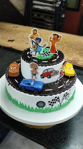 chota bheem theme cake